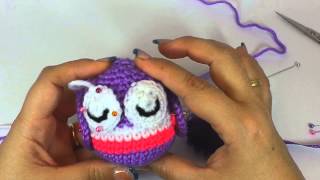 Amigurumi Búho paso a paso 3 de 3 [upl. by Ylurt458]