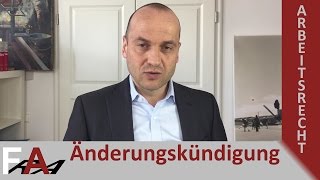 Änderungskündigung  Anforderungen des Bundesarbeitsgerichts [upl. by Ailiec]