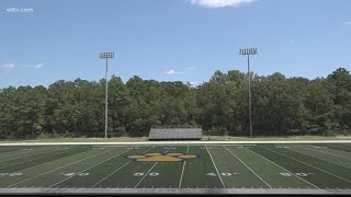 Edisto High School kicking off first game on new field [upl. by Ayram]