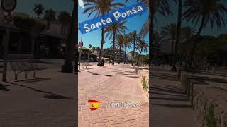 Santa Ponsa  Walking in the Beach area [upl. by Nagrom]