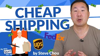 The Cheapest Way To Ship A Package – USPS Vs FedEx Vs UPS [upl. by Anairb]