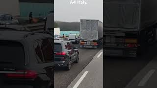 policefail incidenteaccident politie descarcerarepolice polizia A4 Italy [upl. by Anit]