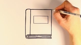 How To Draw A Cartoon Book  Quick and Easy Bullet Journal Doodle Ideas  bujoTIGER ZOOSHii [upl. by Nylacaj]