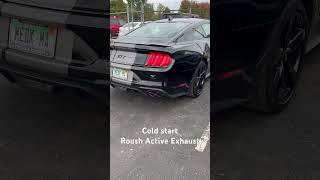 Roush active exhaust kit and resonator delete roushperformance mustanggt [upl. by Tabitha]