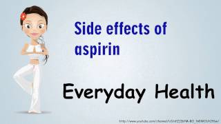 Side effects of aspirin [upl. by Bakemeier]