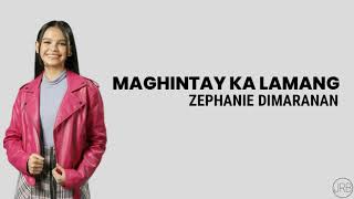 MAGHINTAY KA LAMANG  ZEPHANIE DIMARANAN Idol Philippines [upl. by Gnet664]