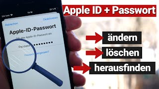 Apple ID oder Passwort vergessen Apple ID herausfinden ändern löschen abmelden [upl. by Chen]