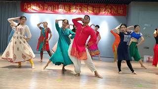 CHINA Workshop Bollywood Aira gaira Dance cover by Ashish Patil [upl. by Sabino]