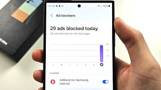 How To Block ADS on Samsung Galaxy S24 Ultra [upl. by Norraf]