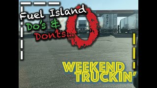 Truck StopsFuel Islands Etiquette [upl. by Ihcalam864]