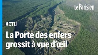 Sibérie  la Porte des enfers sagrandit dangereusement et inquiète les scientifiques [upl. by Lazor144]