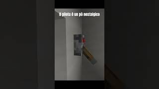 Il pilota era un pò nostalgico😂 shorts minecraft [upl. by Haskell424]