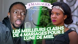 LES MEILLEURS CLASHS DE 4 MARIAGES POUR 1 LUNE DE MIEL  4MP1LDM REACTION princepriss [upl. by Poul]