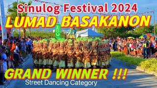 Sinulog Festival 2024 LUMAD BASAKANON Grand Winner STREET DANCING CATEGORY January 21 2024 Cebu [upl. by Roland]