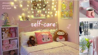 ୨୧ ultimate selfcare ♡  skincare  pamper routine  annual checkup ☕🎀 [upl. by Valenta880]