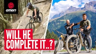 Can An Average MTBer Ride The Scariest World Cup Downhill Track Ever Made  Champéry DH [upl. by Etteval]