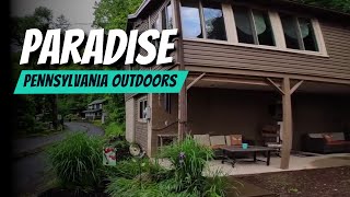 Creekside Cabin Walkthrough Tour  Fishermans Paradise Pennsylvania [upl. by Attelrahc127]