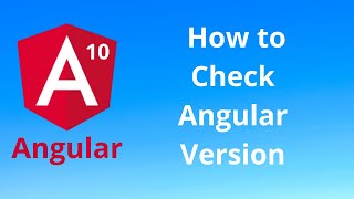 How to check Angular Version using cmd [upl. by Euqinmod]