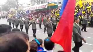 I E P Santo Domingo de Jicamarca Desfile y Pasacalle Distrital de SJL 2016 [upl. by Balch332]