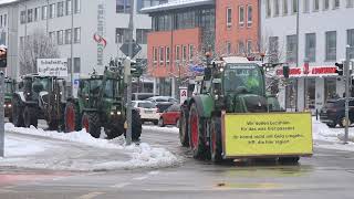 Bauernproteste in Kaufbeuren [upl. by Stinson]