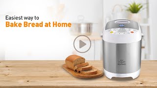 How to Make Fresh Bread at home with KENT Atta amp Bread Maker [upl. by Ahsimed]