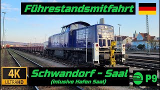 Führerstandsmitfahrt Schwandorf  Saal mit 295 0889 inlusive Hafen Saal [upl. by Ennahoj]