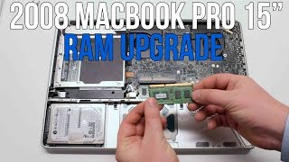 2008 Macbook Pro 15quot A1286 RAM Upgrade [upl. by Dent370]