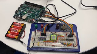 DotMatrix Animations Using DIGILENT Nexys4 FPGA Board and VHDL [upl. by Jenette]