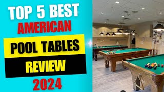 Top 5 Best American Pool Tables  Best American Billiard Pool Tables Review [upl. by Homans]