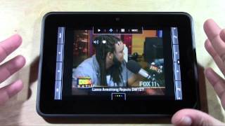 SlingPlayer Slingbox on the Kindle Fire HD​​​  H2TechVideos​​​ [upl. by Boelter205]