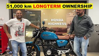 51000 km OWNERSHIP Review of HONDA HIGHNESS 350 [upl. by Proulx]