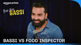 Bassis Encounter With Food Inspector  Bas Kar Bassi  Prime Video India [upl. by Latsirc]