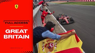 SF Full Access  2022 British GP  Fiesta time for Carlos Sainz [upl. by Jase]