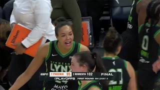 WILD FINAL MINUTE 🔥 Minnesota Lynx take a CLOSE Game 1 vs Mercury  WNBA on ESPN [upl. by Sulrac]