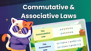 The Commutative and Associative Laws  Maths Angel [upl. by Nonaihr]