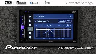 How To  AVH210EX  Subwoofer settings [upl. by Oriaj]