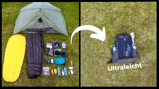 Packliste  Trekking  Weitwandern Ultraleicht [upl. by Yantruoc]