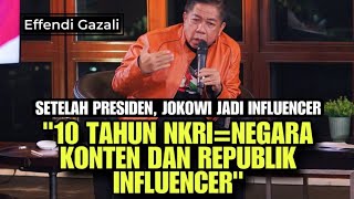 SETELAH PRESIDEN JOKOWI JADI INFLUENCER  quot10 TAHUN NKRINEGARA KONTEN DAN REPUBLIK INFLUENCERquot [upl. by Hach]