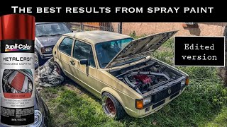 Painting my intake manifold Amazing results DIY short cut version spray painting engine parts [upl. by Nilahs]