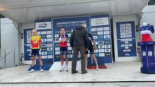 Podium Championnat de France Espoirs Femmes 2023 [upl. by Mehta]