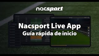 Guía rápida de inicio de Nacsport Live [upl. by Griffith]