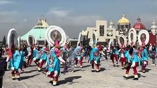 Danzantes y peregrinos en la Basílica de Guadalupe 2023 [upl. by Lawrence966]