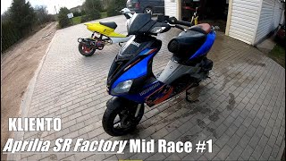 Krauname MIDRACE Setup  Aprilia SR Factory [upl. by Enoval]