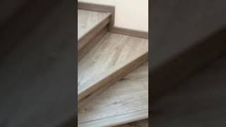 Instalación de piso vinilico spc en escalera [upl. by Volkan97]