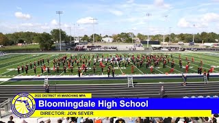 OFFICIAL FBA FOOTAGE Bloomingdale Senior High School Rajun Bull Marching Band District 7 MPA [upl. by Krell]