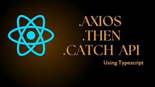 React Axios to fetch API data using TS [upl. by Aicenat]