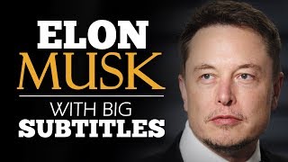 ENGLISH SPEECH  ELON MUSK Future AI and Mars English Subtitles [upl. by Gisela498]