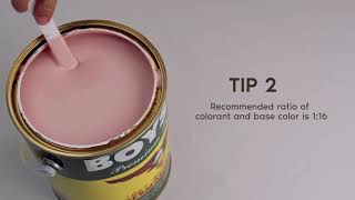 Tips on Using Boysen Colorants [upl. by Barboza765]