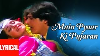 Main Pyar Ki Pujaran Lyrical Video  Hatya  Bappi Lahiri  Moh AzizSapna MukherjeeGovindaNeelam [upl. by Wat]