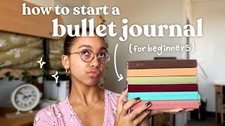 the ULTIMATE guide for how to start a BULLET JOURNAL for beginners ✨ [upl. by Okimik]